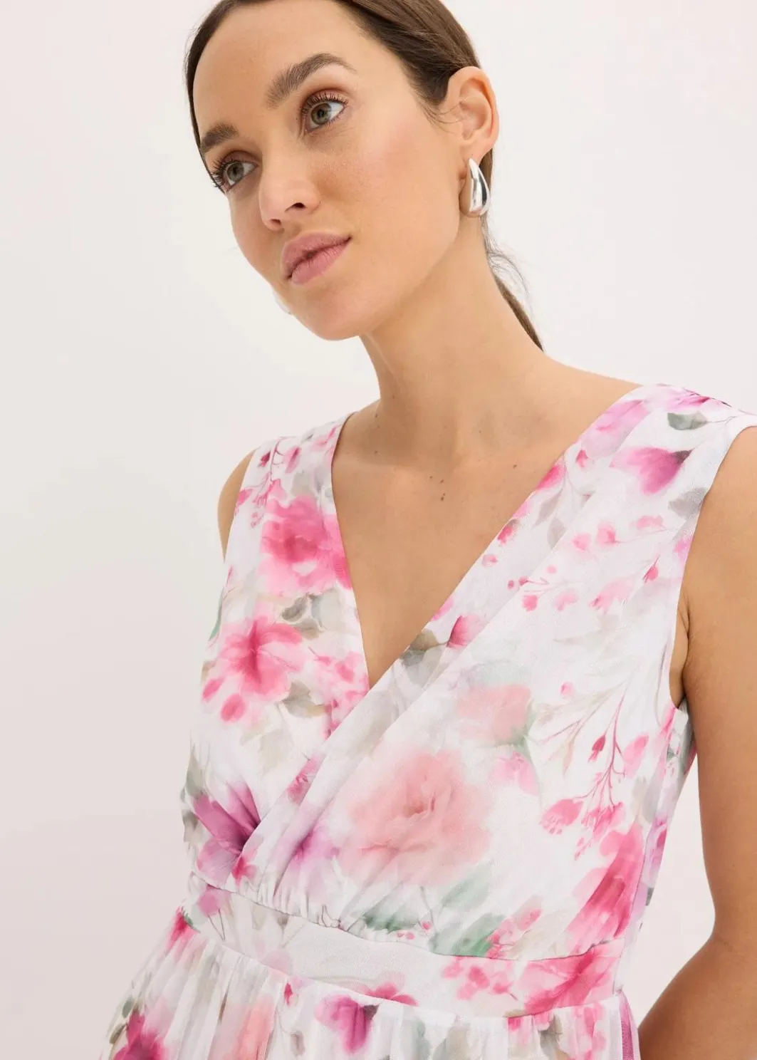 Outlet Minikleid aus Mesh Damen Nachhaltigere Materialien|Kleider