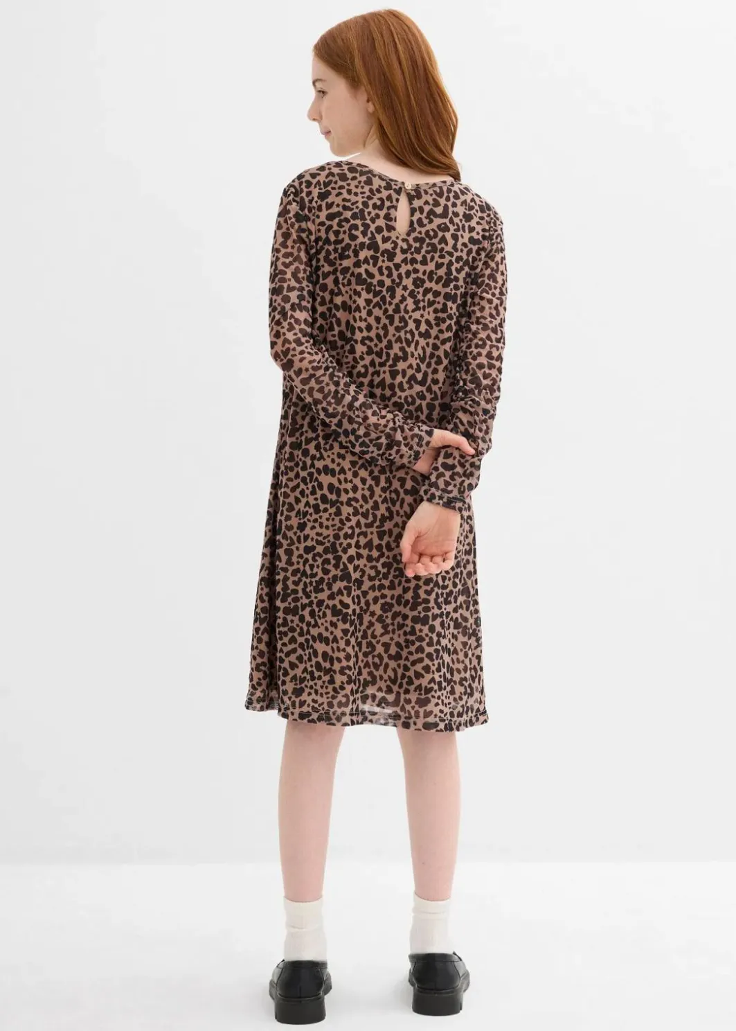 Kinder bonprix Mädchen 9-16 Jahre·Kleider & Jumpsuits|Minikleid aus Mesh