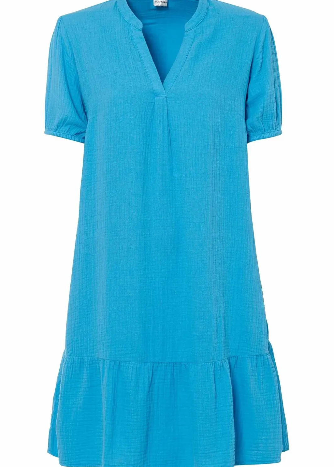 Online Minikleid aus Musselin Damen Bekleidung·Pullover & Strickjacken|Kleider