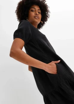Damen bonprix Bekleidung·Pullover & Strickjacken|Kleider|Minikleid aus Musselin