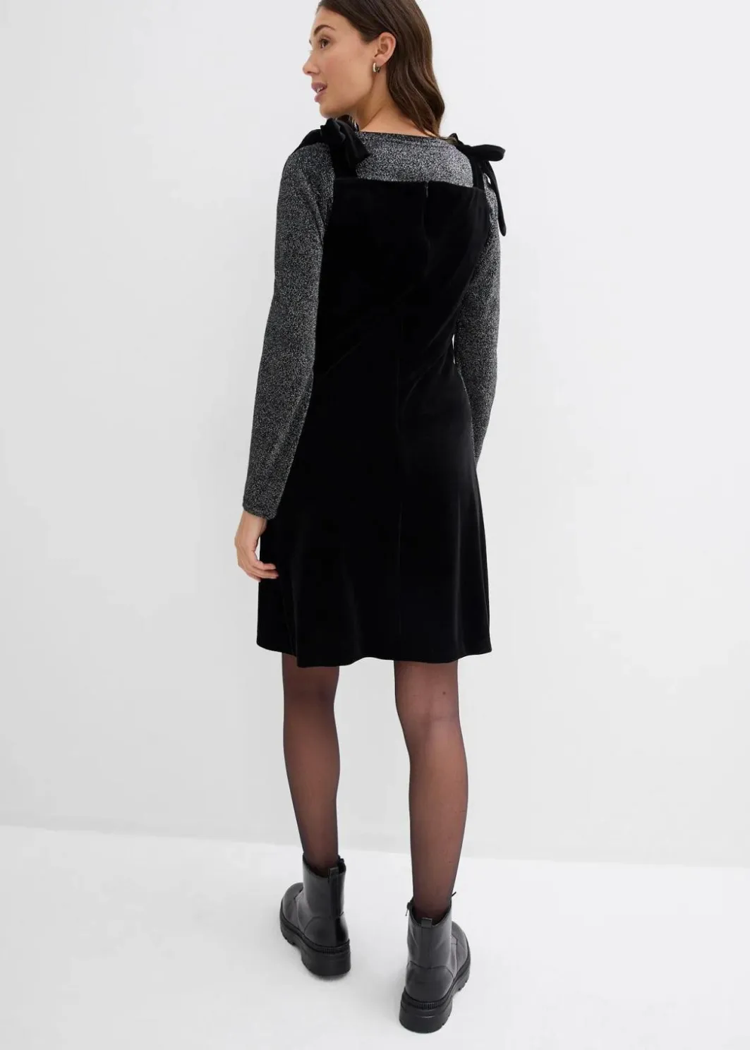 Sale Minikleid aus softem Samt Damen Kleider