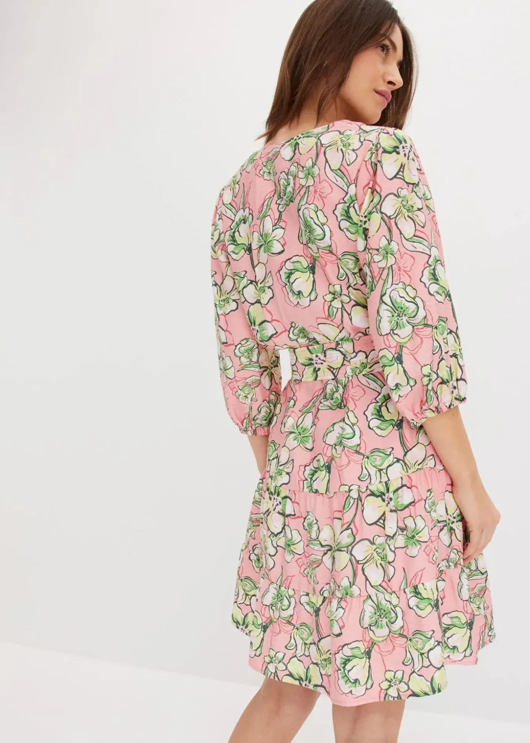 Online Minikleid aus softem Viskose-Mix Damen Kleider|Bekleidung·Pullover & Strickjacken