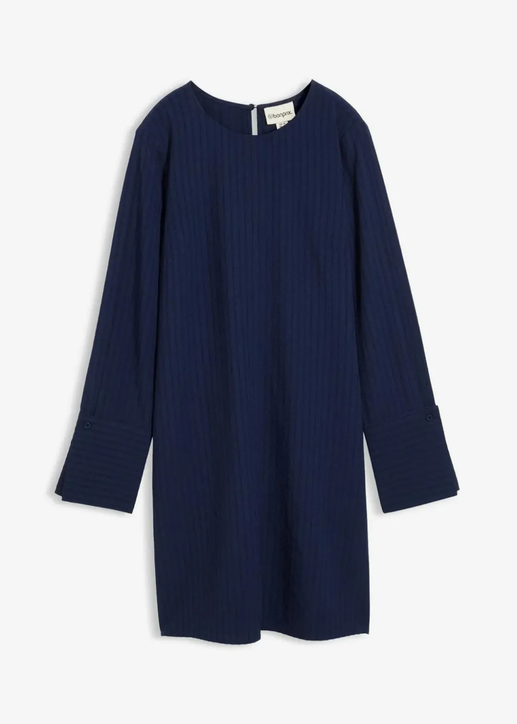 Damen bonprix Kleider|Minikleid aus strukturiertem Material