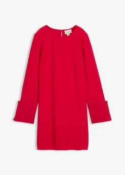 Online Minikleid aus strukturiertem Material Damen Kleider