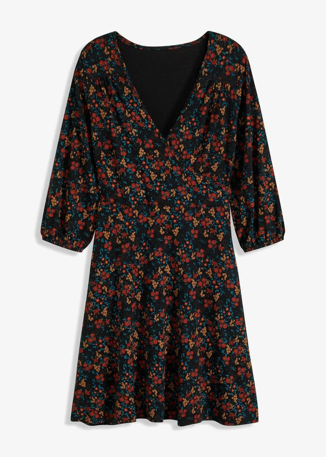 Online Minikleid aus Viskose-Mix Damen Kleider|Bekleidung·Pullover & Strickjacken