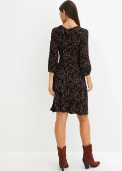 Online Minikleid aus Viskose-Mix Damen Kleider|Bekleidung·Pullover & Strickjacken