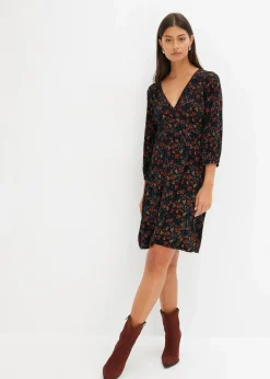Online Minikleid aus Viskose-Mix Damen Kleider|Bekleidung·Pullover & Strickjacken