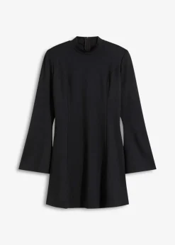 Damen bonprix Nachhaltigere Materialien|Kleider|Minikleid in A-Linie und Trompetenärmeln