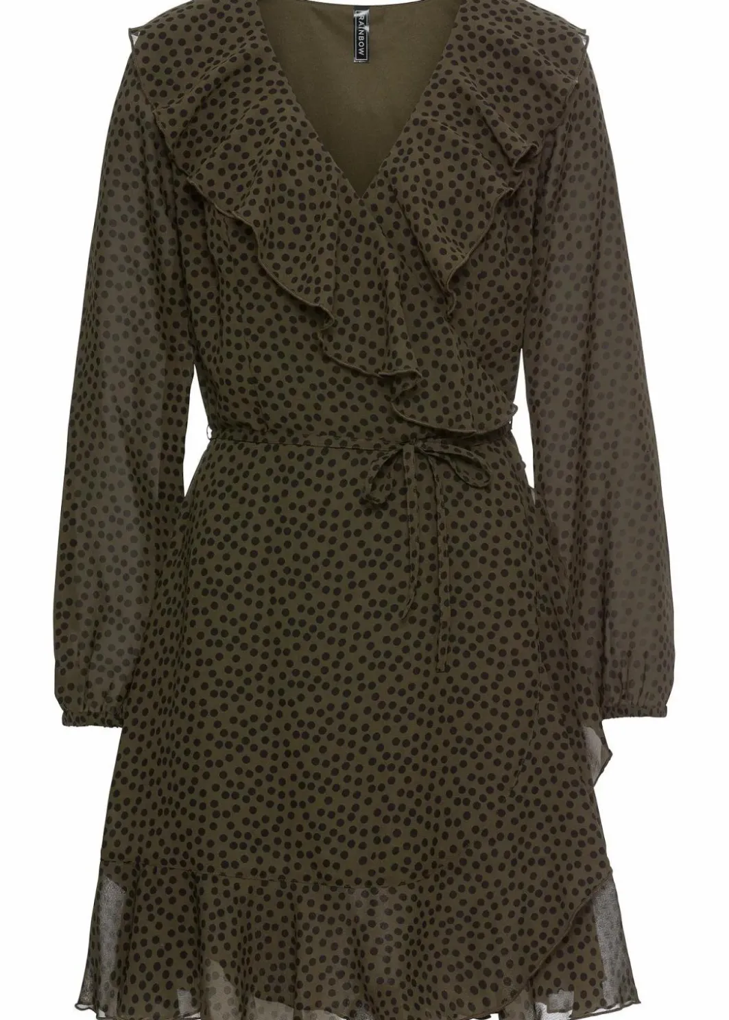 Damen bonprix Bekleidung·Pullover & Strickjacken|Kleider|Minikleid in Wickeloptik