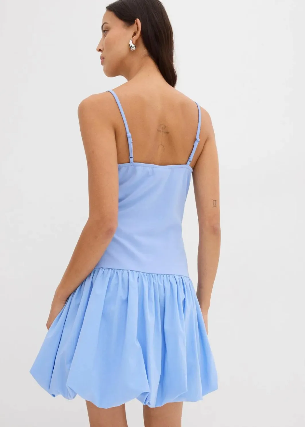 Damen bonprix Kleider|Minikleid mit Ballonrock