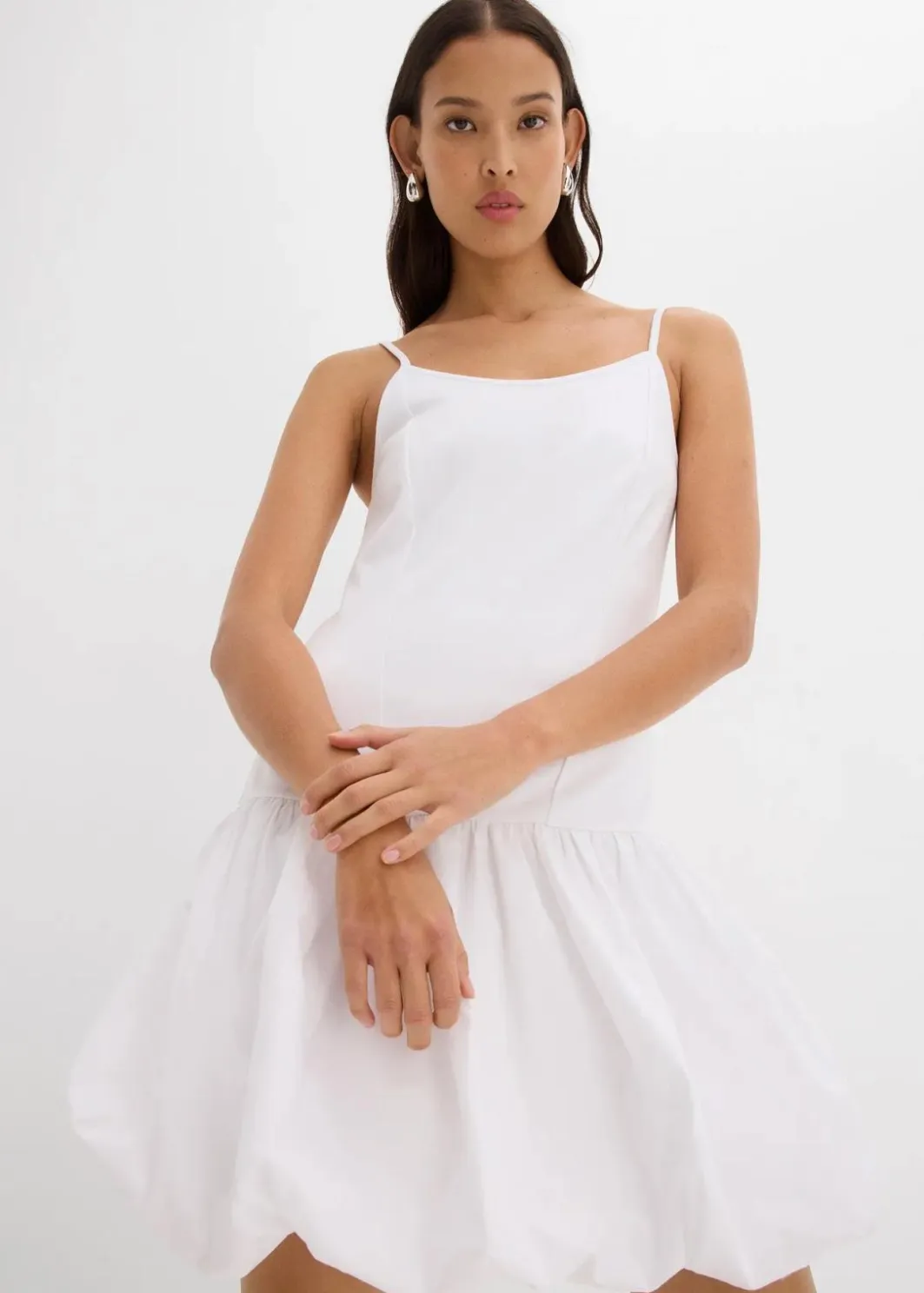Damen bonprix Kleider|Minikleid mit Ballonrock