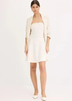 Damen bonprix Bekleidung·Pullover & Strickjacken|Kleider|Minikleid mit Kettendetail