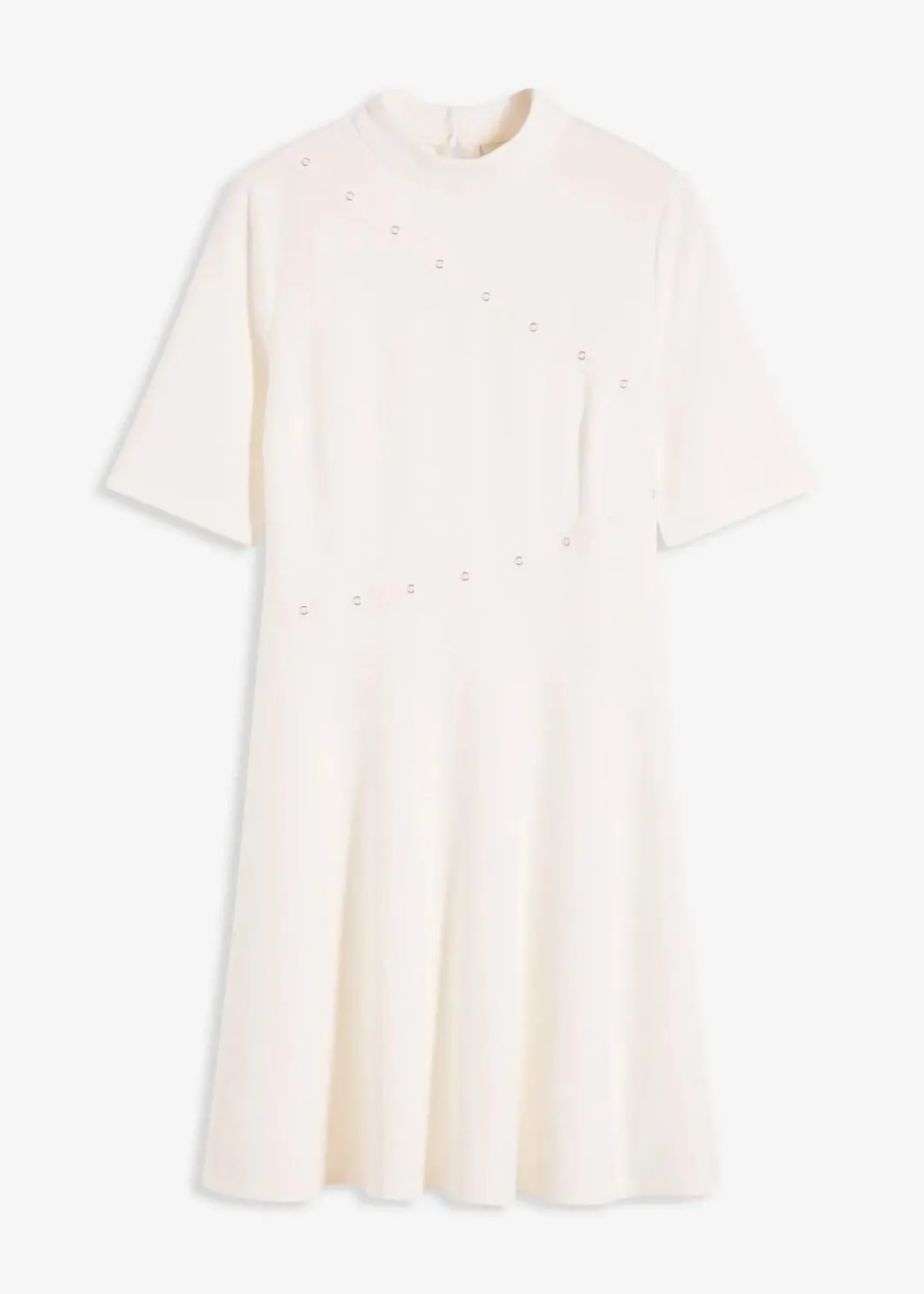 Sale Minikleid mit Nieten Damen Bekleidung·Pullover & Strickjacken|Kleider