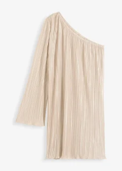 Damen bonprix Kleider|Minikleid mit Plissee