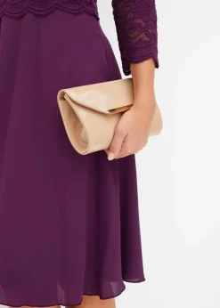 Sale Minikleid mit Spitze Damen Festliche Mode|Kleider