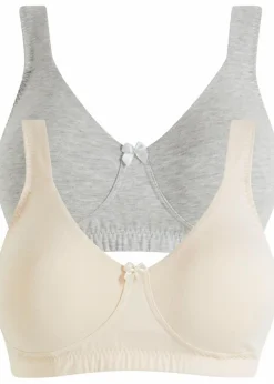 Sale Minimizer T-Shirt BH ohne Bügel mit Bio-Baumwolle (2er Pack) Damen Große Cups D-H|Bhs