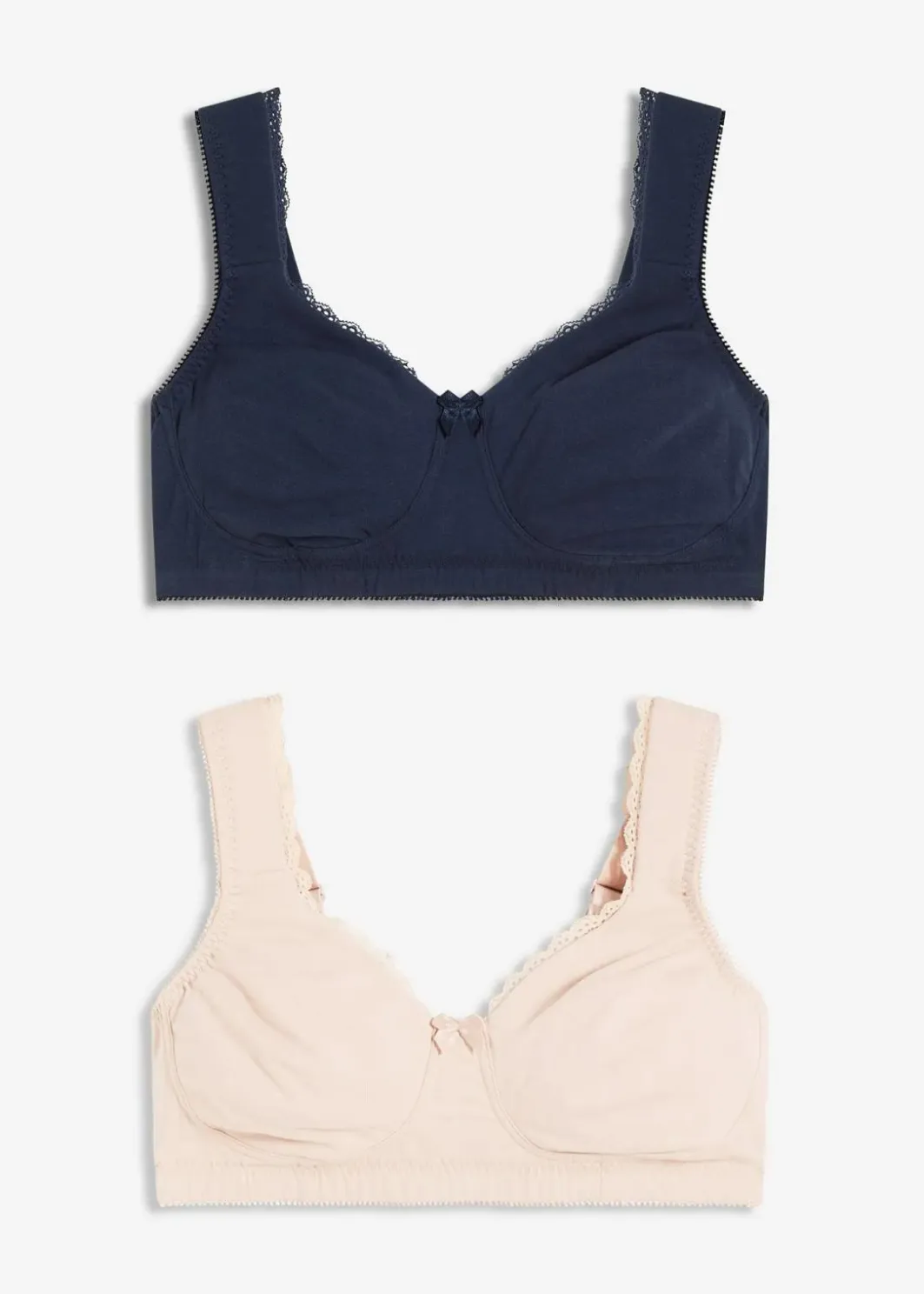 Hot Minimizer T-Shirt-BH ohne Bügel mit Bio-Baumwolle (2er Pack) Damen Wäsche·Basics|Wäsche·Baumwollunterwäsche
