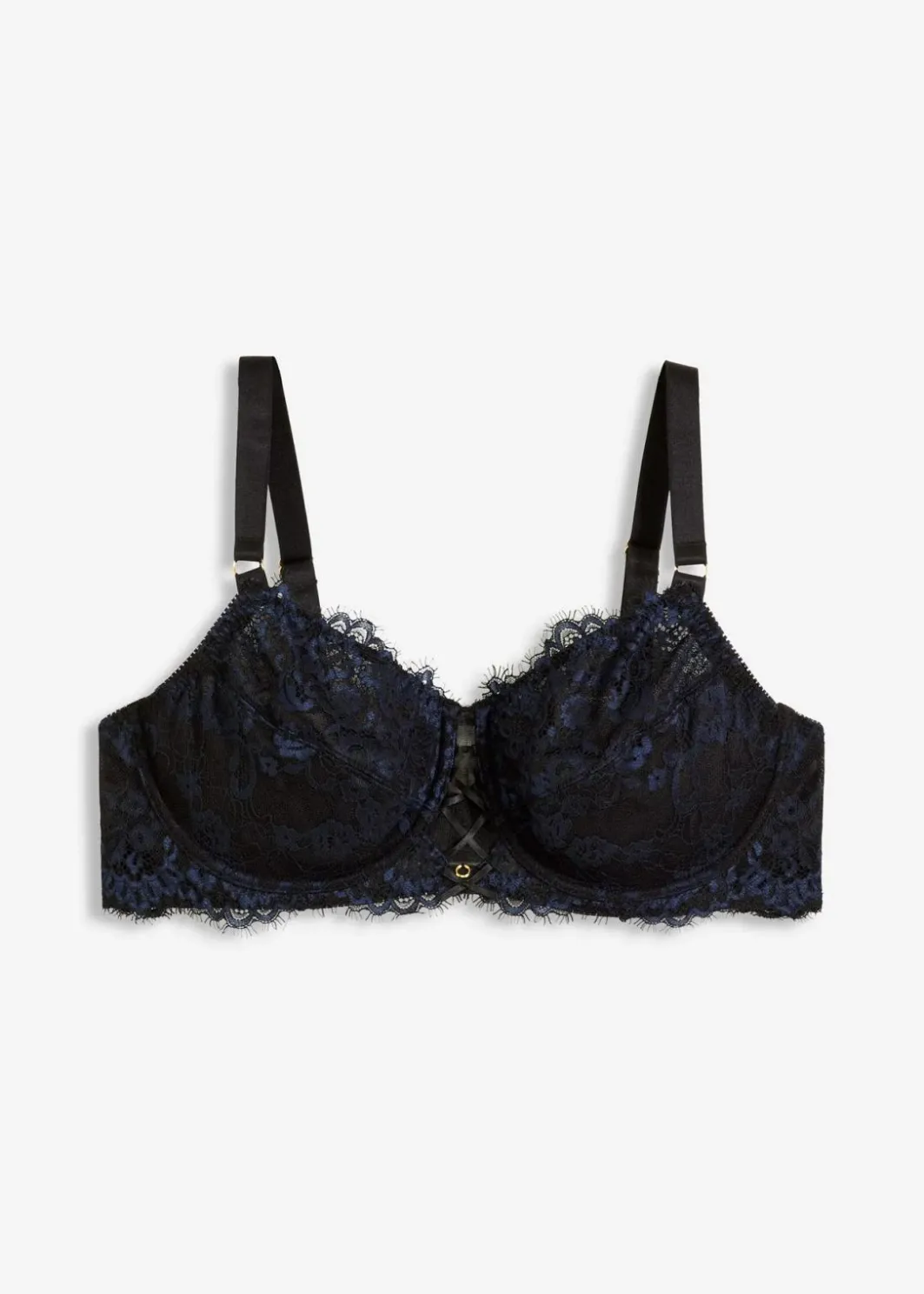 Damen bonprix Wäsche·Dessous|Wäsche·Große Cups D-H|Minimizer-BH aus zarter Spitze