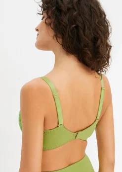 Damen bonprix Wäsche·Dessous|Wäsche·Große Cups D-H|Minimizer-BH mit filigraner Spitze