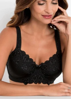 Damen bonprix Wäsche·Große Cups D-H|Wäsche·Bhs|Minimizer-BH mit gepolsterten Trägern