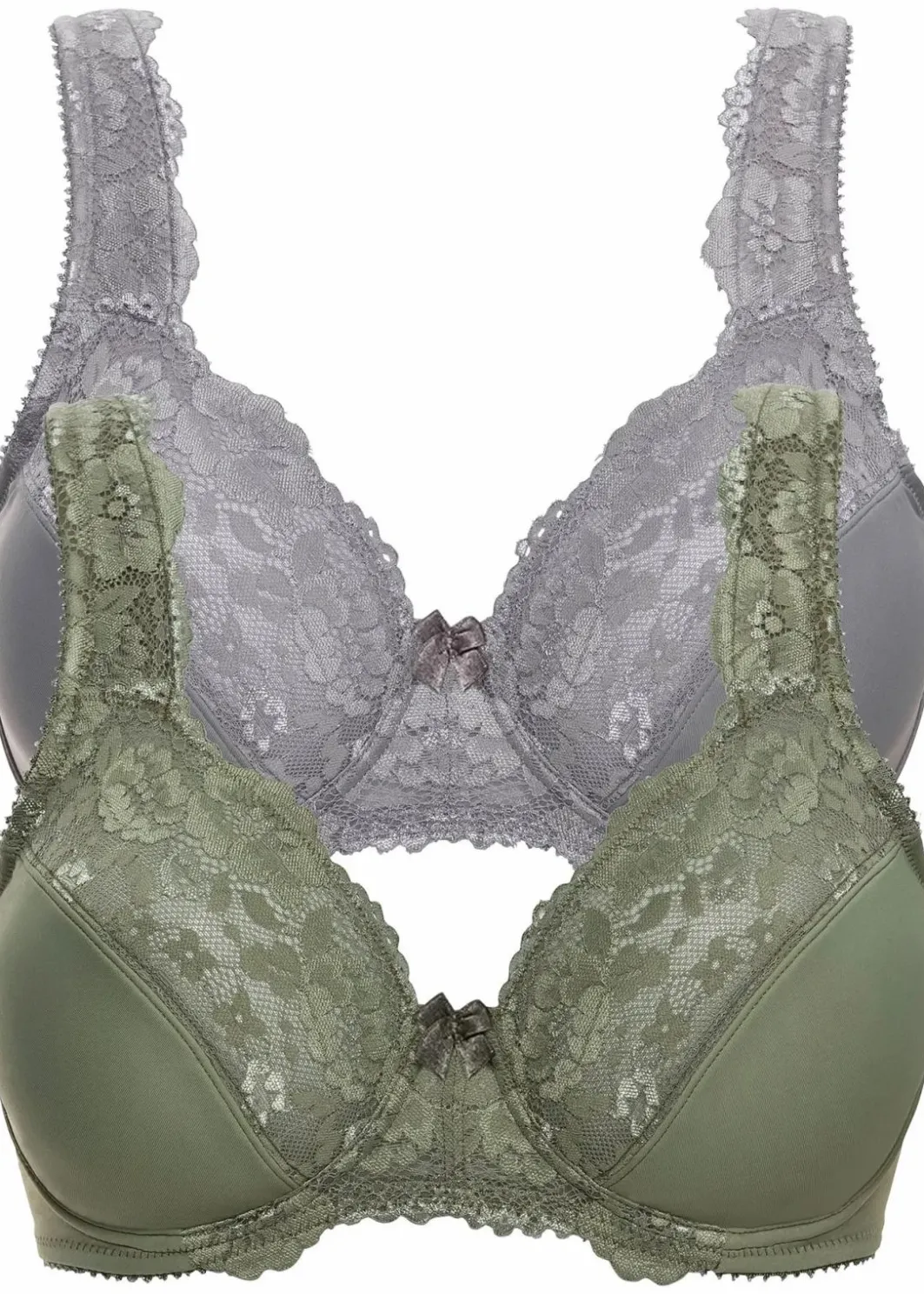 Hot Minimizer-BH mit gepolsterten Trägern (2er Pack) Damen Große Cups D-H|Bhs