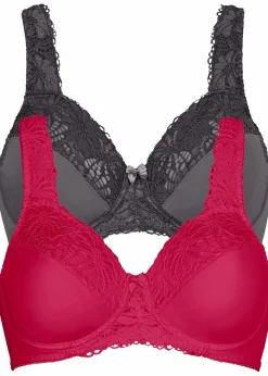 New Minimizer-BH mit gepolsterten Trägern (2er Pack) Damen Große Cups D-H|Bhs
