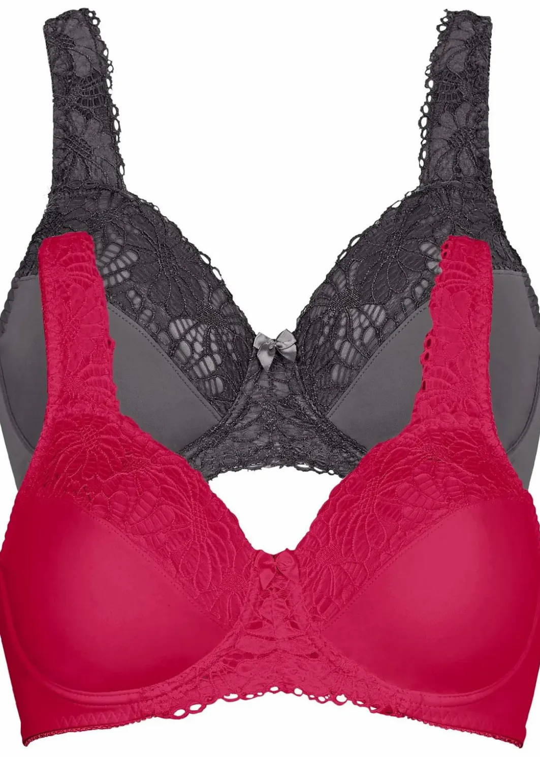 New Minimizer-BH mit gepolsterten Trägern (2er Pack) Damen Große Cups D-H|Bhs