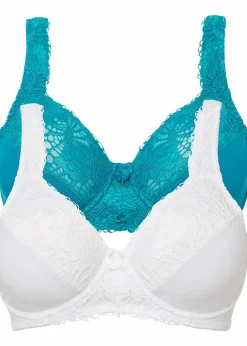 Best Minimizer-BH mit gepolsterten Trägern (2er Pack) Damen Große Cups D-H|Bhs