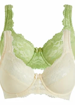 Hot Minimizer-BH mit gepolsterten Trägern (2er Pack) Damen Große Cups D-H|Bhs