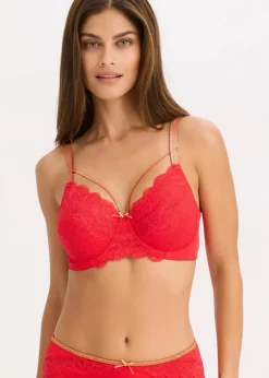 Minimizer-BH mit glitzernden Straps Damen Große Cups D-H|Nachhaltigere Materialien