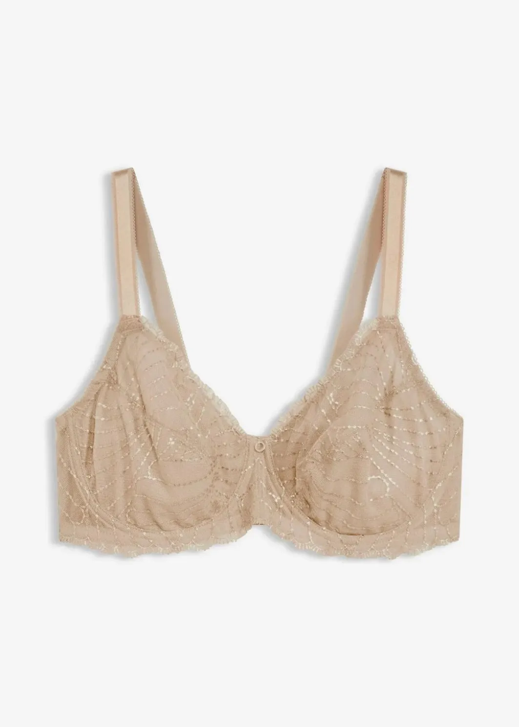 Damen bonprix Große Cups D-H|Bhs|Minimizer-BH mit glitzernder Stickerei