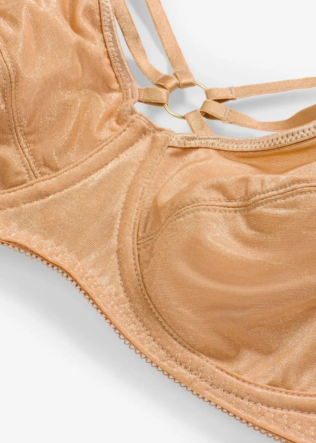 Outlet Minimizer-BH mit schimmerndem Material Damen Wäsche·Dessous|Wäsche·Große Cups D-H
