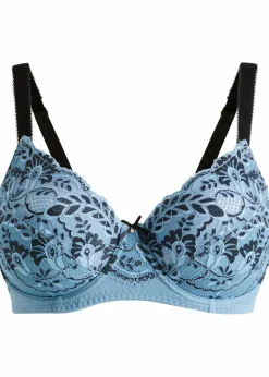Damen bonprix Wäsche·Dessous|Wäsche·Große Cups D-H|Minimizer-BH mit zarter Spitze