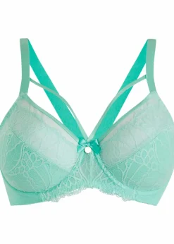 Damen bonprix Wäsche·Dessous|Wäsche·Große Cups D-H|Minimizer-BH mit zarter Spitze