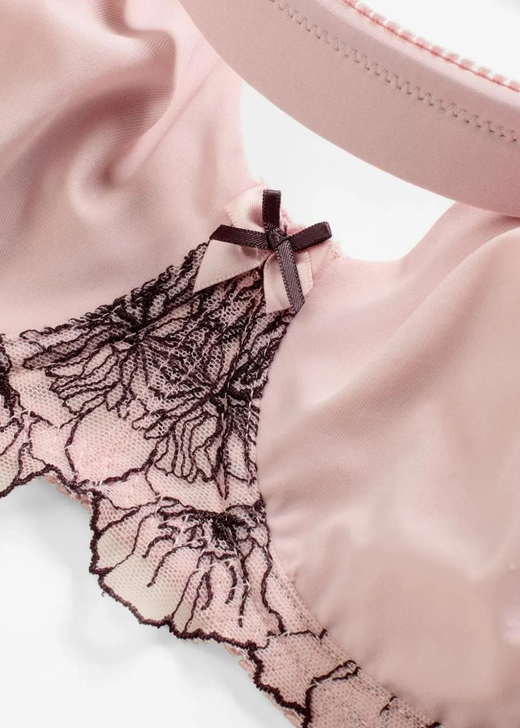 Damen bonprix Wäsche·Große Cups D-H|Wäsche·Bhs|Minimizer-BH mit zarter Stickerei