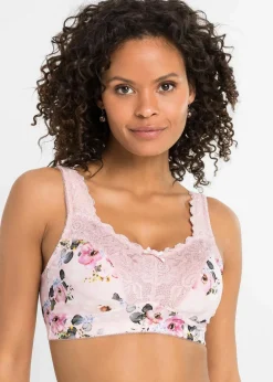 Damen bonprix Wäsche·Dessous|Wäsche·Große Cups D-H|Minimizer-BH ohne Bügel mit gepolsterten Trägern