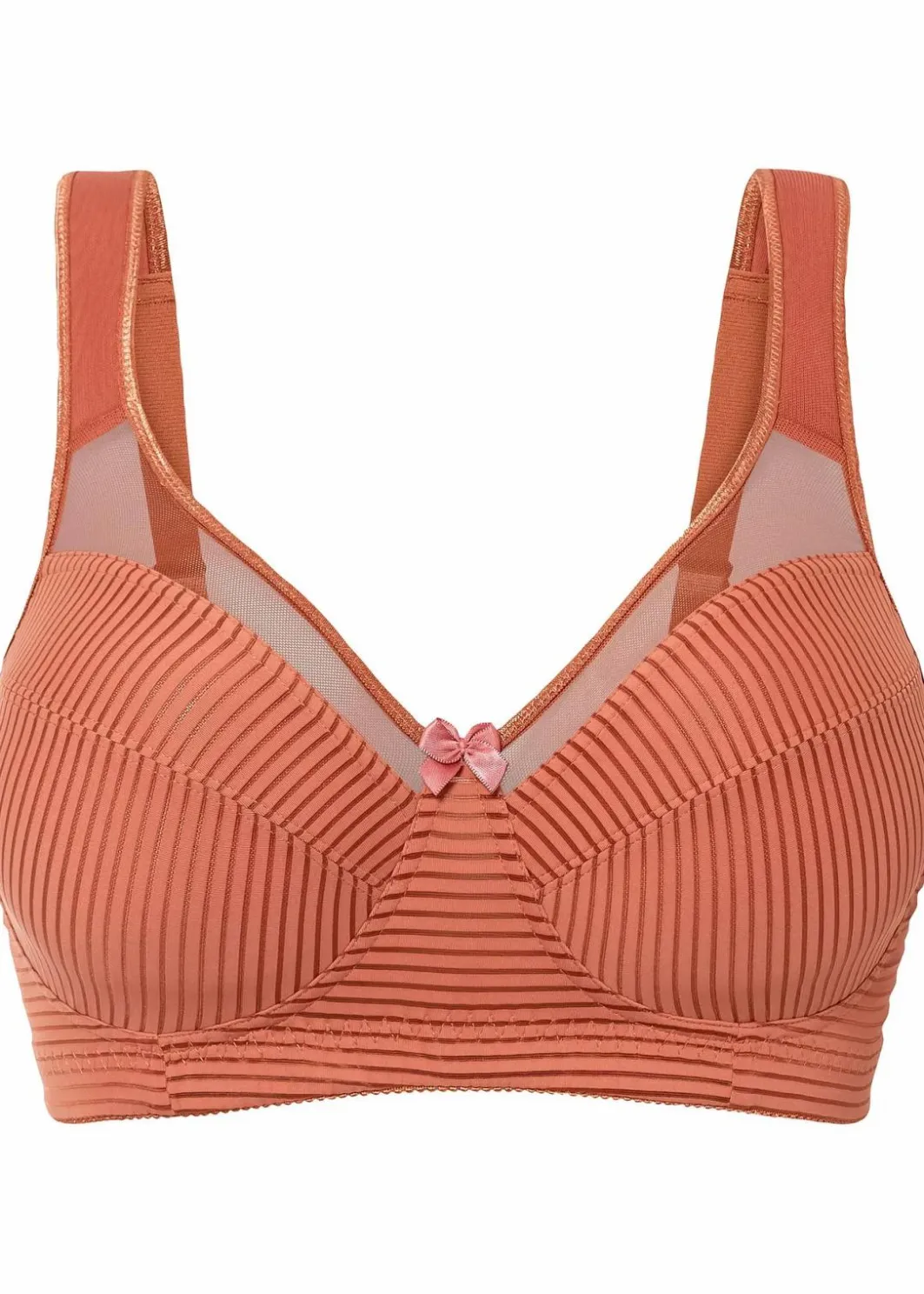 Damen bonprix Große Cups D-H|Bhs|Minimizer-BH ohne Bügel mit gepolsterten Trägern
