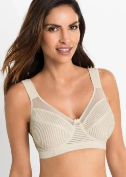 Damen bonprix Große Cups D-H|Bhs|Minimizer-BH ohne Bügel mit gepolsterten Trägern
