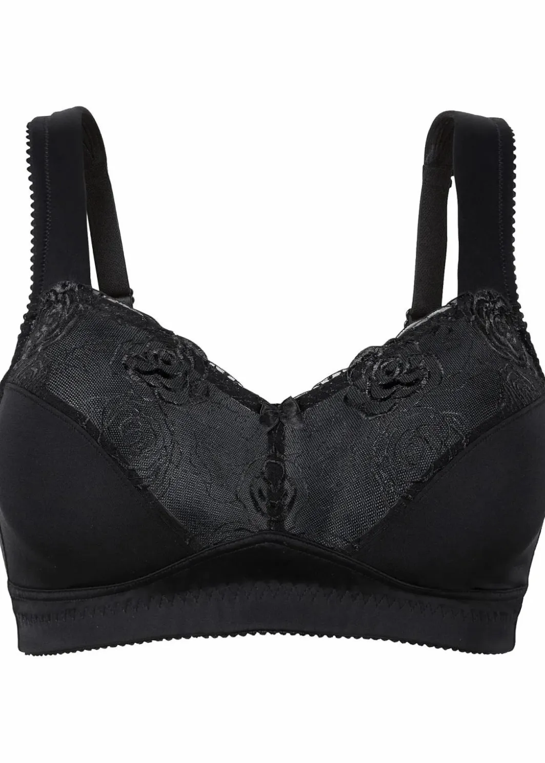 Damen bonprix Wäsche·Große Cups D-H|Wäsche·Bhs|Minimizer-BH ohne Bügel mit gepolsterten Trägern