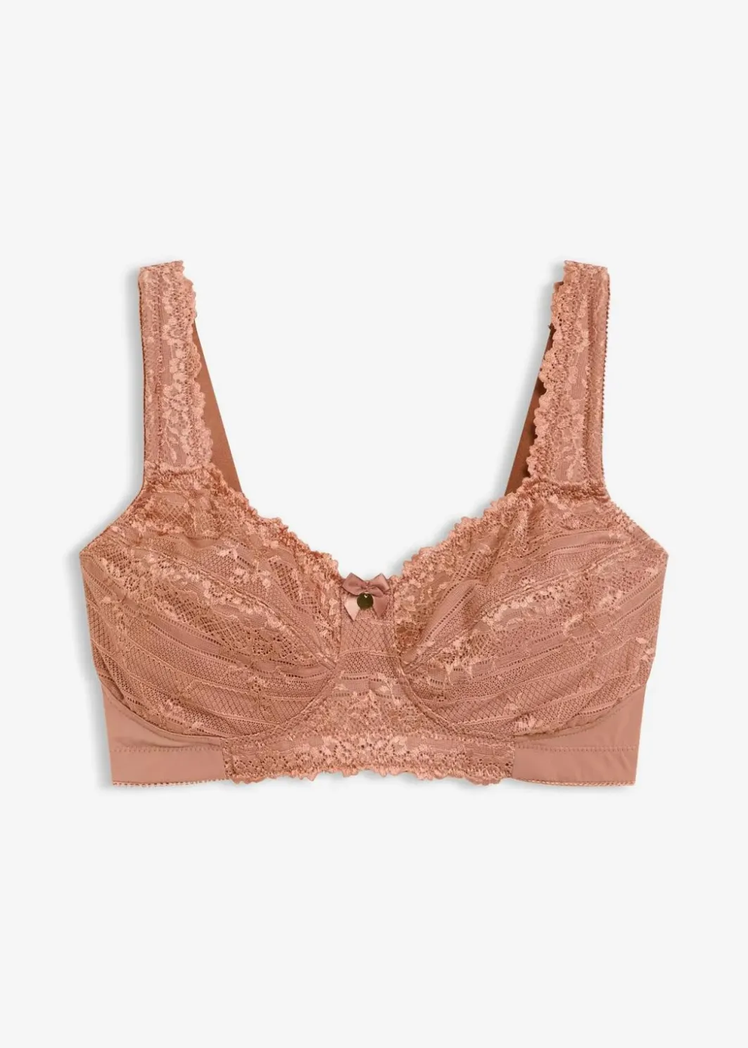 Damen bonprix Große Cups D-H|Nachhaltigere Materialien|Minimizer-BH ohne Bügel mit gepolsterten Trägern