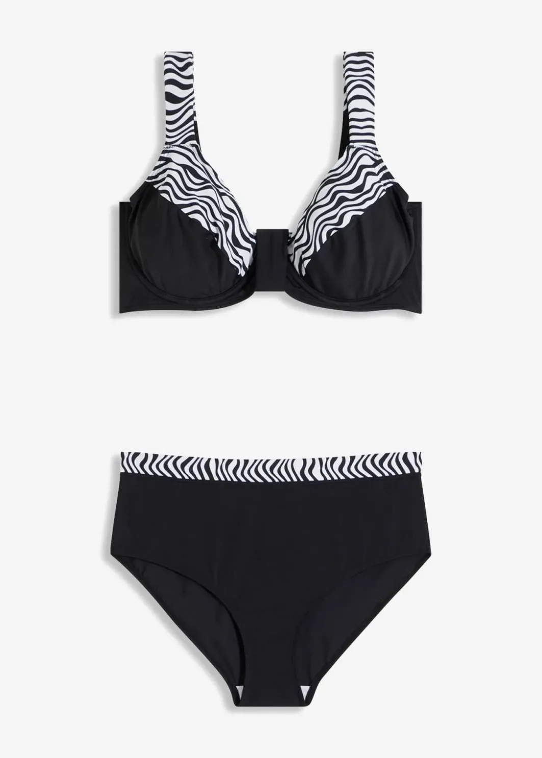 Best Minimizer-Bikini mit gepolsterten Trägern (2-tlg.Set) Damen Große Cups D-F|Nachhaltigere Materialien