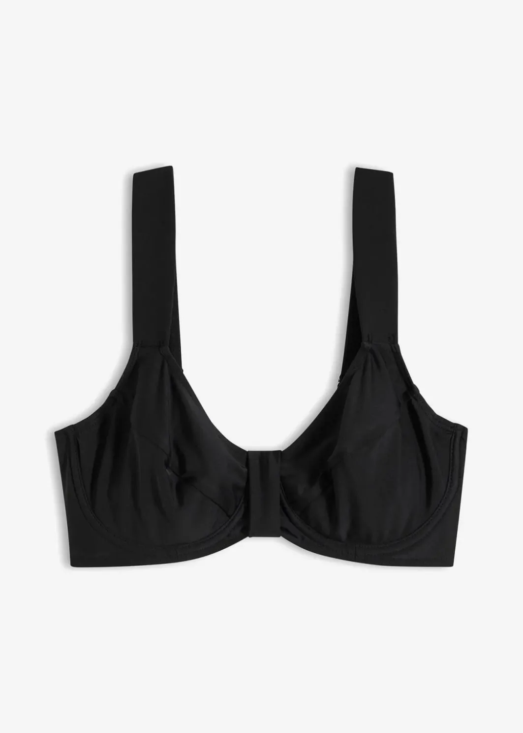 Discount Minimizer-Bikinioberteil mit breiten Trägern Damen Große Cups D-F|Nachhaltigere Materialien