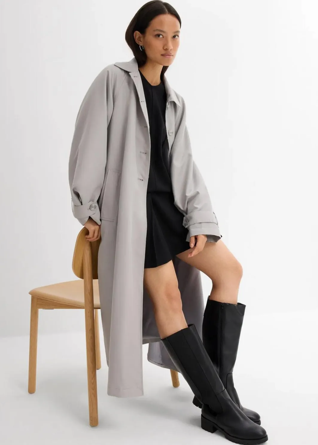 Damen bonprix Bekleidung·Sportbekleidung|Zweiteiler & Sets|Minirock aus bequemen Punto di Roma
