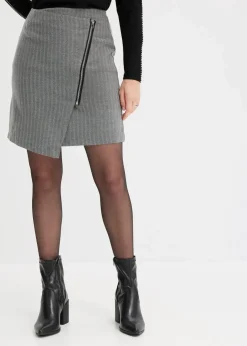 Damen bonprix Bekleidung·Sportbekleidung|Nachhaltigere Materialien|Minirock in Wickeloptik