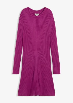 Damen bonprix Bekleidung·Umstandsmode|Bekleidung·Pullover & Strickjacken|Mini-Strickkleid aus softem Viskose-Mix