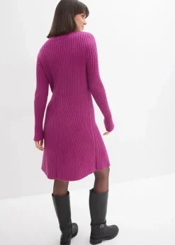Damen bonprix Bekleidung·Umstandsmode|Bekleidung·Pullover & Strickjacken|Mini-Strickkleid aus softem Viskose-Mix