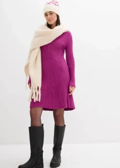 Damen bonprix Bekleidung·Umstandsmode|Bekleidung·Pullover & Strickjacken|Mini-Strickkleid aus softem Viskose-Mix