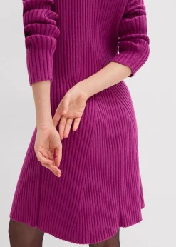 Damen bonprix Bekleidung·Umstandsmode|Bekleidung·Pullover & Strickjacken|Mini-Strickkleid aus softem Viskose-Mix