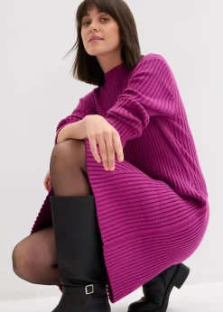 Damen bonprix Bekleidung·Umstandsmode|Bekleidung·Pullover & Strickjacken|Mini-Strickkleid aus softem Viskose-Mix