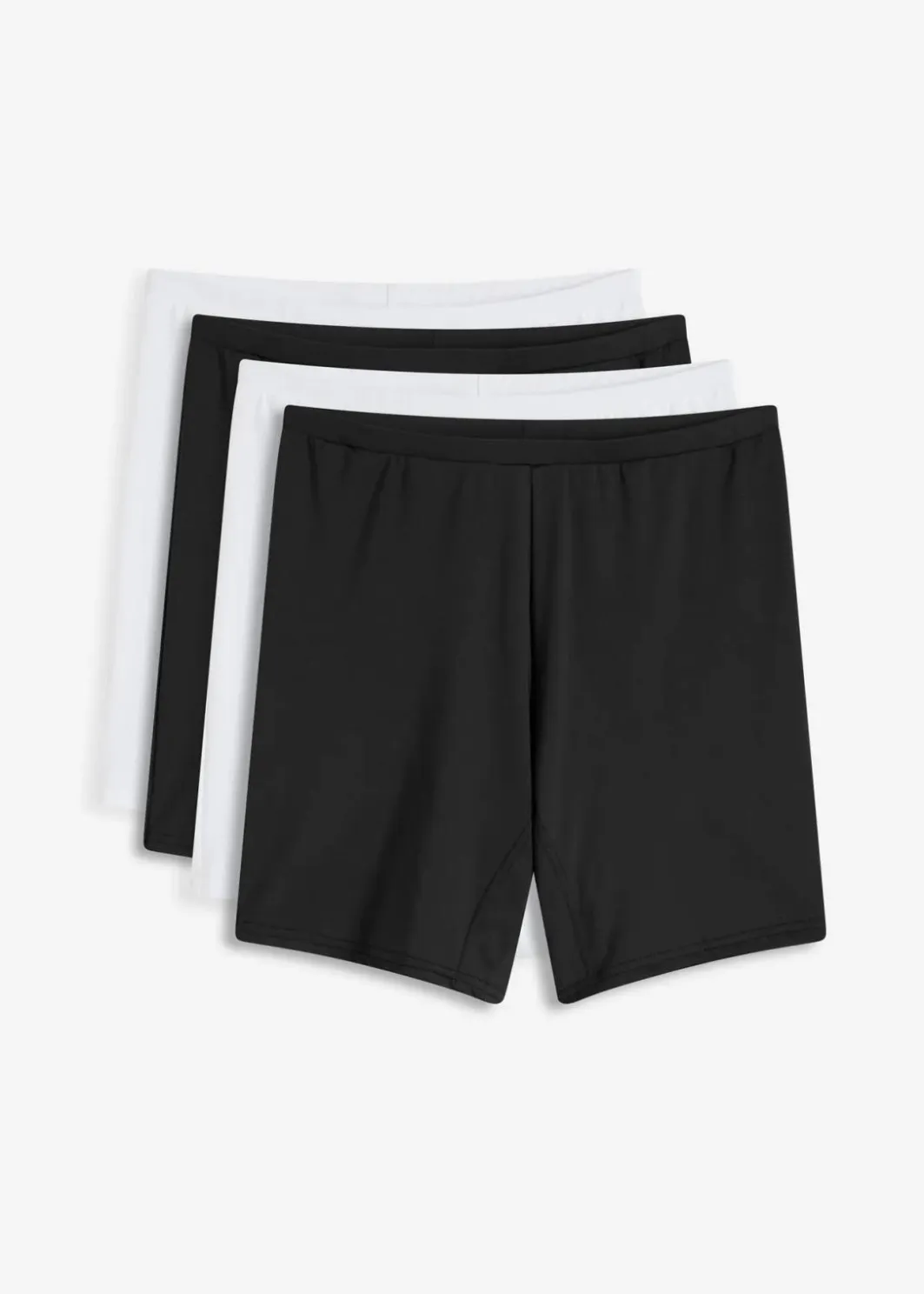 Mittellange Taillenboxer (4er Pack) Damen Wäsche·Höschen|Nachhaltigere Materialien